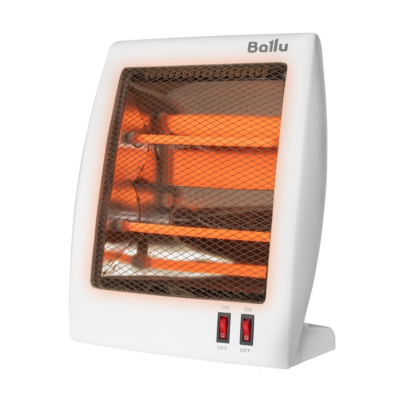Обогреватель галогеновый Ballu BHH/M-09N (BHH/M-09N) напольный, с вилкой, 0,8 кВт