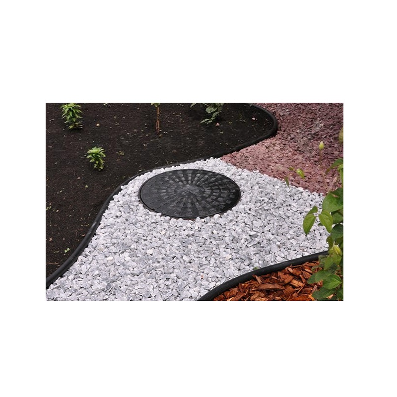 Бордюр садовый Standartpark Канта пластик, коричневый (10000х100 мм)