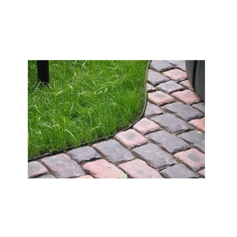 Бордюр тротуарный Standartpark New Fix PRO пластик, черный (3000х85х60 мм)