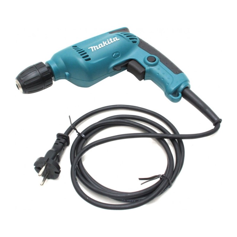 Дрель безударная сетевая Makita 6413, 10 мм БЗП, 0,45кВт, 0-3000 об/мин