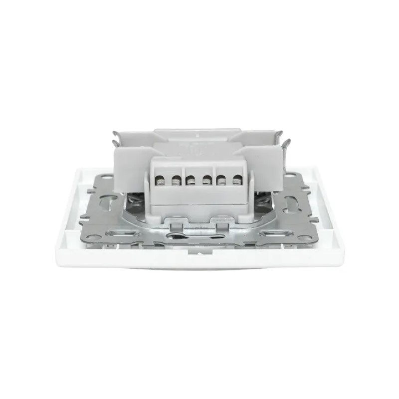 Выключатель с/у Минск ERV10-023-10, 2 клавиши, б/инд, белый