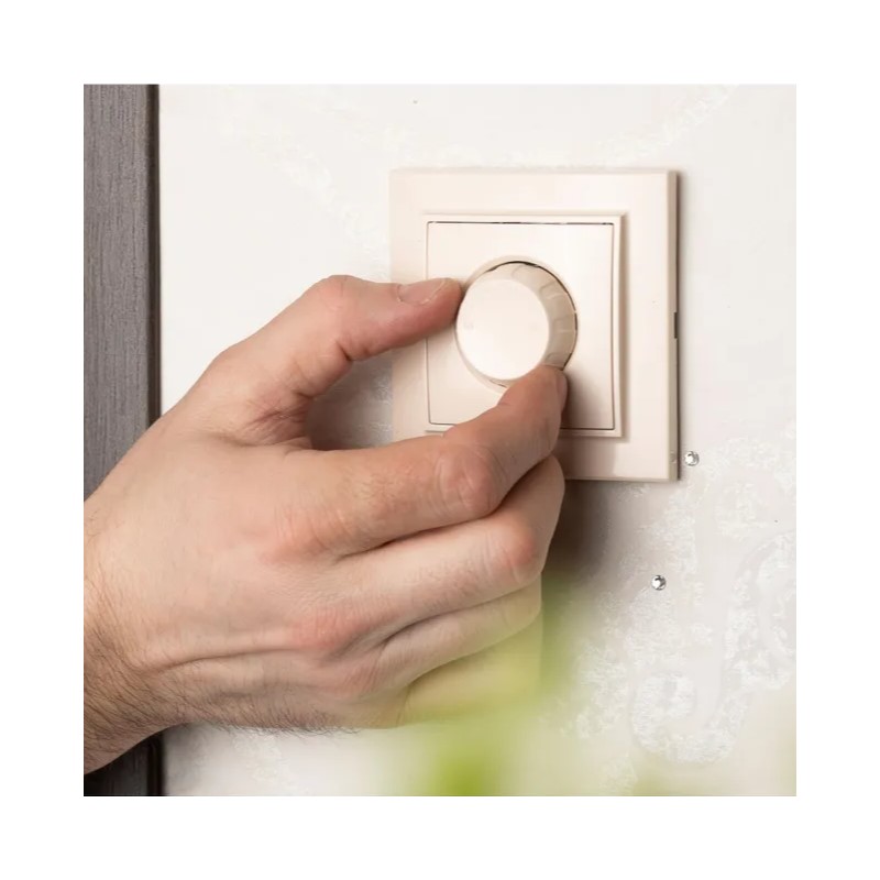 Светорегулятор с/у Минск ERD06-101-20, поворотный, бежевый