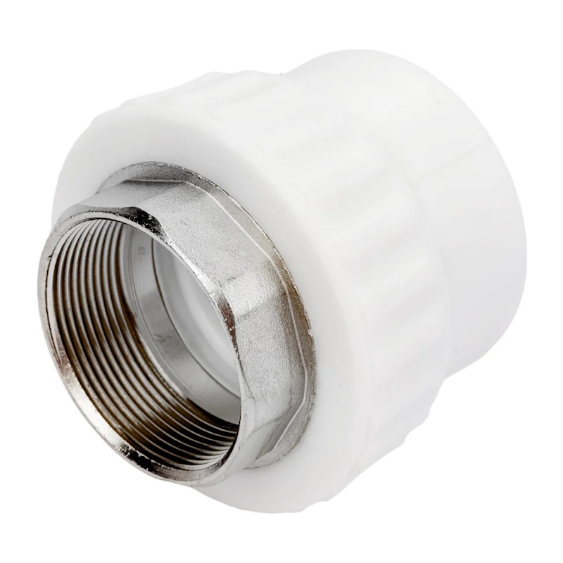 Муфта комбинированная Valfex латунная резьба (под ключ) 63х2&quot; ВР