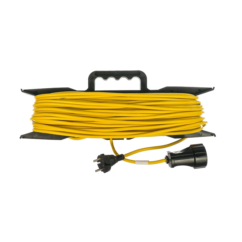 Удлинитель силовой на рамке 481S-5105, 1 гнездо, ПВС, 1300 Вт, б/з, 50 м