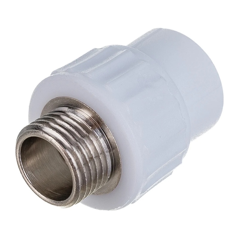 Муфта комбинированная Valfex латунная резьба 20х1/2" НР