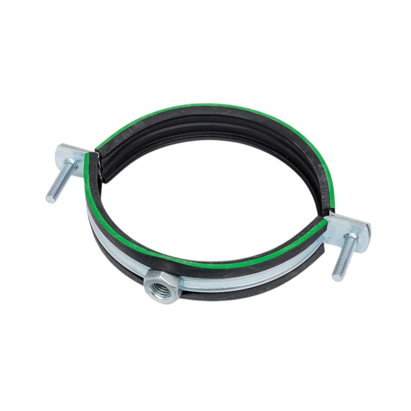 Хомут для труб 4" (108-116 мм) с уплотнителем и гайкой М10/1,5х20 мм