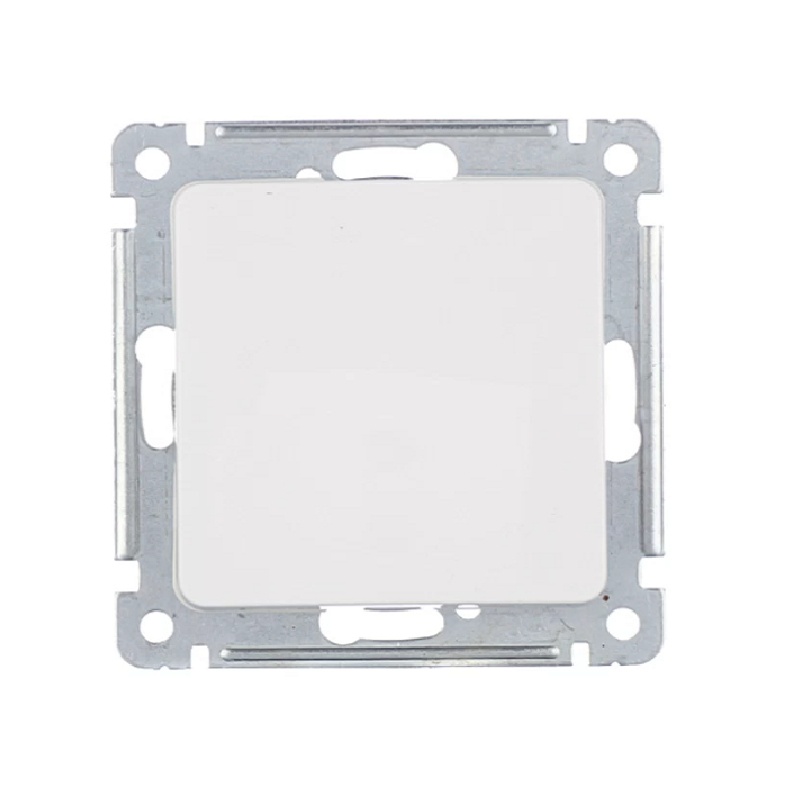 Переключатель с/у Master ВС10-461, 1 клавиша, б/инд, белый