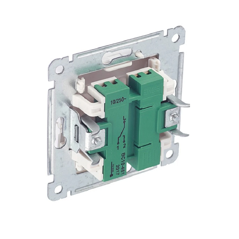 Переключатель с/у Master ВС10-461, 1 клавиша, б/инд, белый