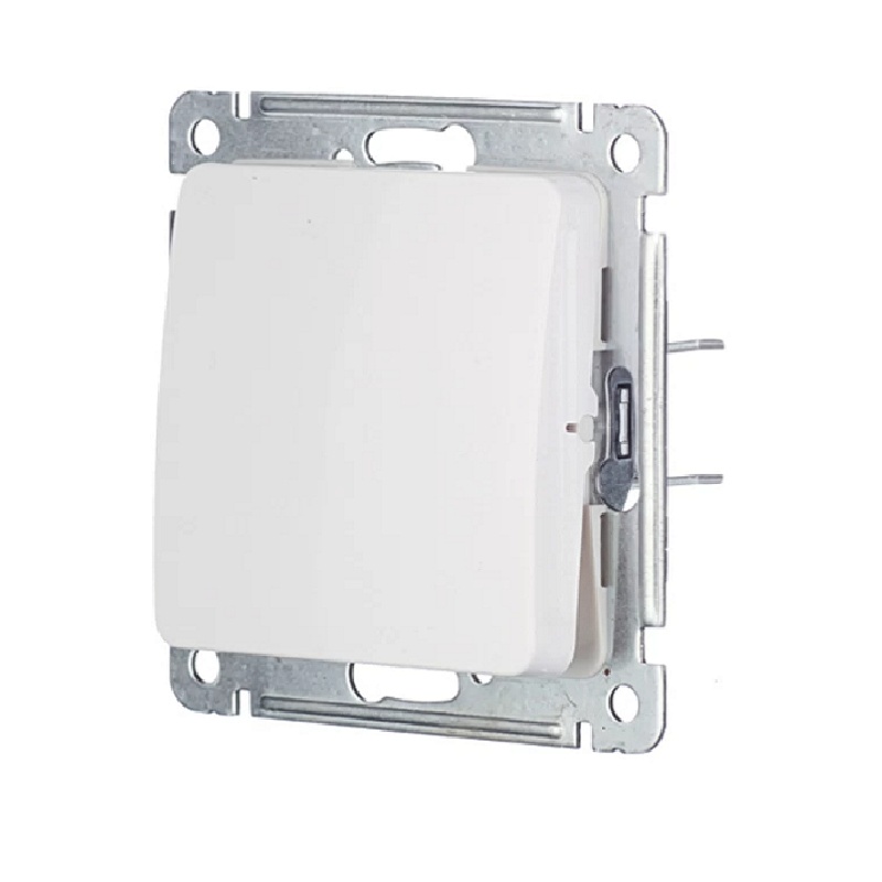 Переключатель с/у Master ВС10-461, 1 клавиша, б/инд, белый