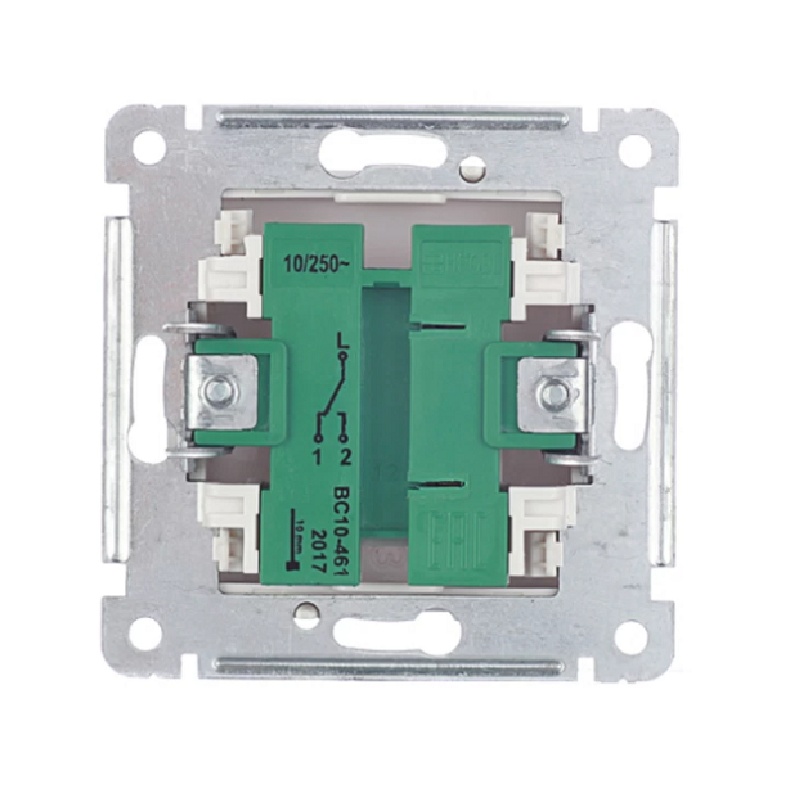 Переключатель с/у Master ВС10-461, 1 клавиша, б/инд, белый