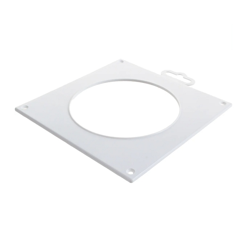 Пластина настенная для круглого канала Era 10НКП, 150х150 мм, d=100 мм