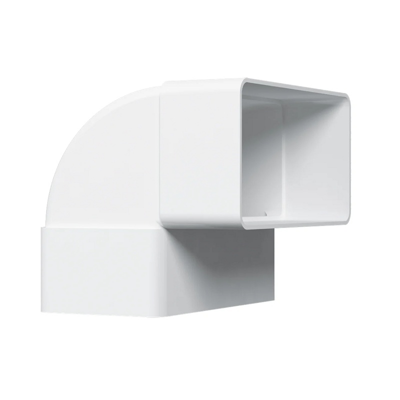 Колено вертикальное Era 612КВП, 90 градусов 120х60 мм