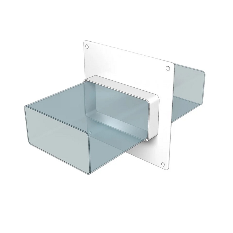 Пластина настенная Era 511ПТП, 150х150 мм, для канала 110х55 мм