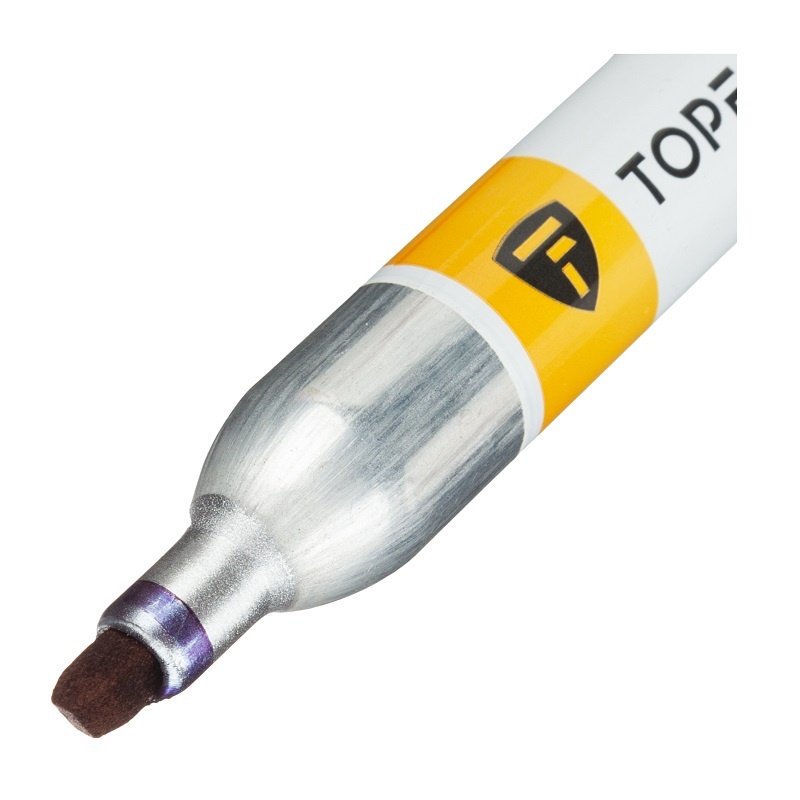 Маркер для агрессивной среды Topfort HD 850 черный 3-7 мм, скош. наконечник