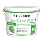 Краска в/д для потолка Finncolor Oasis Super White (9 л)