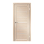 Полотно дверное Olovi Канзас, со стеклом, беленый дуб, б/п, б/ф (800х2000 мм)