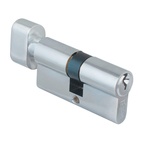 Цилиндр для замка ключ/завертка SCHLOSS 84003 (30/30)  хром 60 мм (10/50)