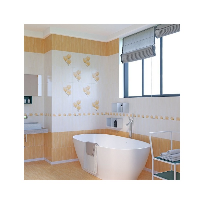 Плитка настенная Axima Крема, светло-бежевая, 250х350х7 мм