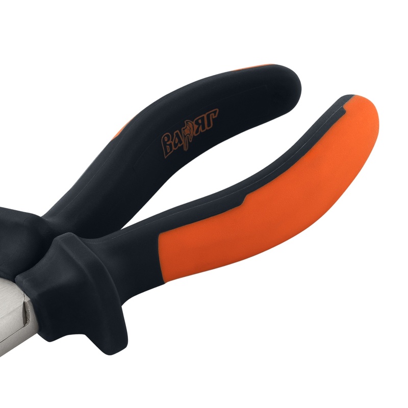 Тонкогубцы Варяг 87007 изогнутые CrMo 160 мм