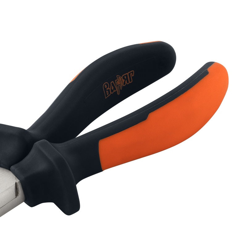 Тонкогубцы Варяг 87008 изогнутые CrMo 200 мм