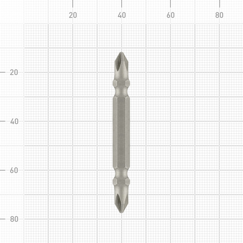 Бита Trigger 84983 Профи PH-2 двухсторонняя 65 мм