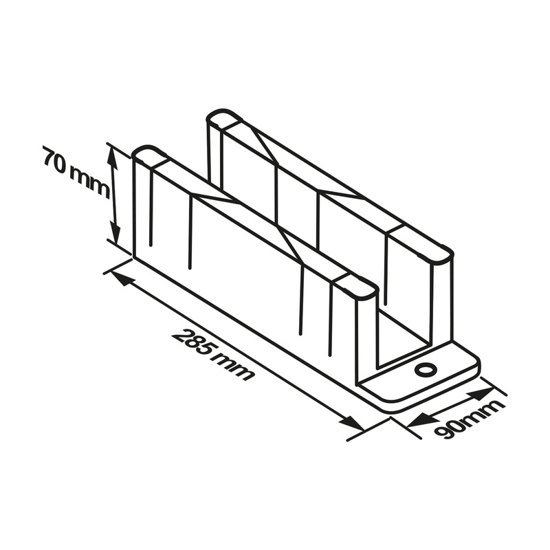 Стусло пластмассовое Biber 85231 Стандарт 2,5"
