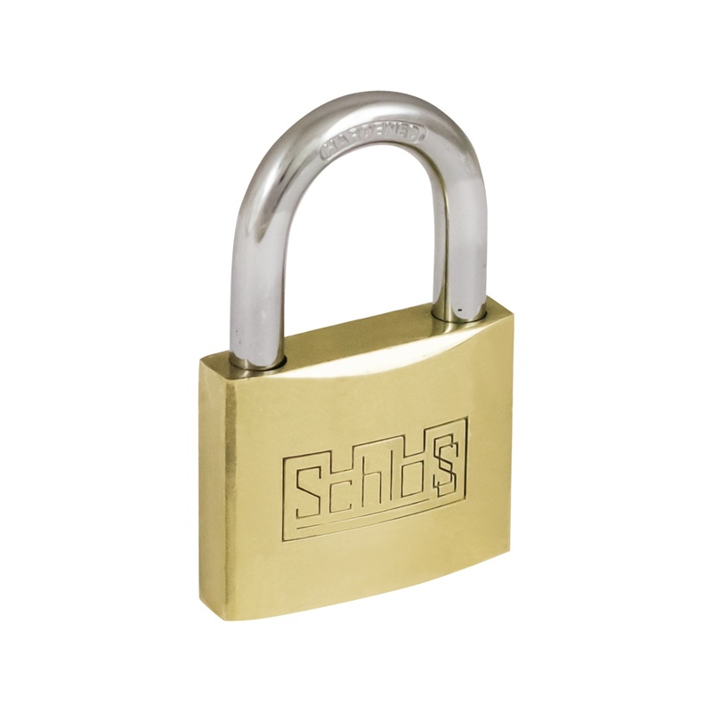Замок навесной SCHLOSS PL-07/25 латунь (78011)