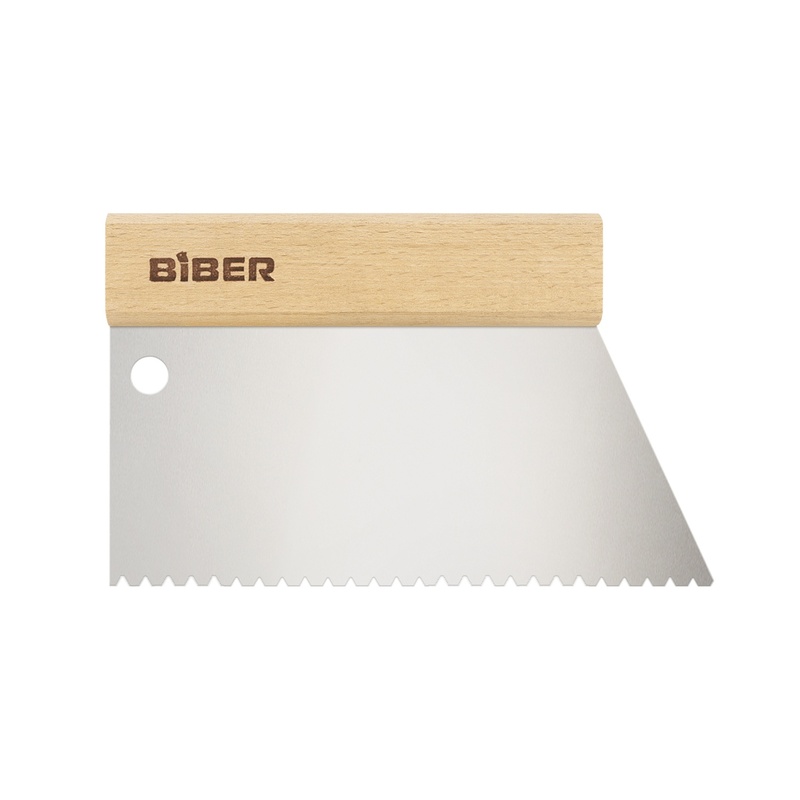 Шпатель для клея Biber 35281 зуб тип B3, 180 мм