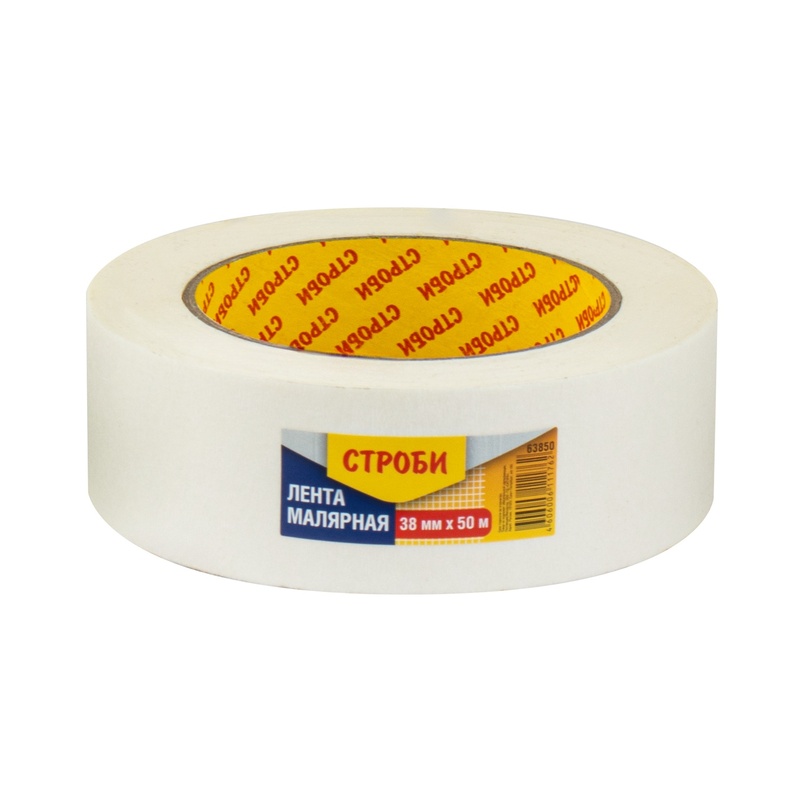 Лента малярная Строби, 38 мм х 50 м
