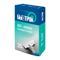 Шпаклевка гипсовая финишная Быстрой ШпГ-финиш, 25 кг