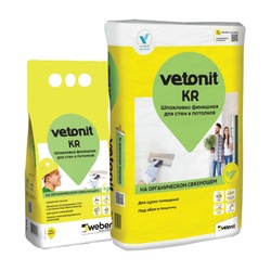 Шпаклевка финишная Vetonit KR для сухих помещений, 5 кг