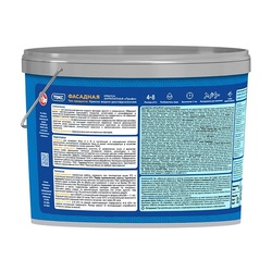 Краска фасадная Текс Профи основа A белая (9 л)