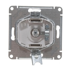 Розетка телевизионная TV с/у AtlasDesign ATN000393, 1 гнездо, алюминий