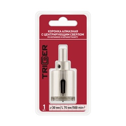 Коронка алмазная Trigger 78030 30х70мм