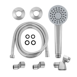 Смеситель для ванны Klip 717 с аксессуарами, округлый маховик