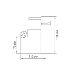 Смеситель для биде Mix&Fix Buggy 0204