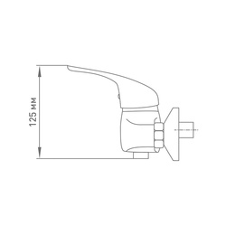Смеситель для душа Mix&Fix Zetta 1002 с аксессуарами