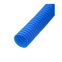 Труба гофрированная 25 мм для металлопластиковых труб синяя (1 п.м.)