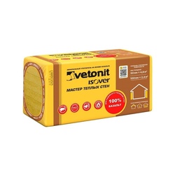 Утеплитель Vetonit Мастер Теплых Стен 1000х600х50 мм, 8 шт