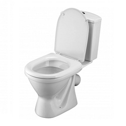 Унитаз-компакт Santek Алькор, косой выпуск, 670х355х758 мм