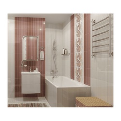 Плитка настенная Нефрит Эскадо 2, коричневая, 200х400х8 мм