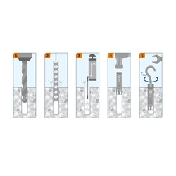 Анкер SORMAT PFG НВF М8 с крюкообразной головкой (2 шт)