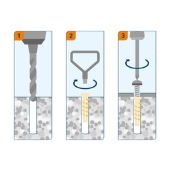 Дюбель для газобетона SORMAT KBT 10 14х70 нейлон (4 шт)
