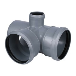 Крестовина внутренняя Sinikon d=110х50х110 мм 87 градусов 2-х пл. левый