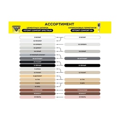 Герметик силиконовый Vetonit Comfort Sil антрацит 08 (280 мл)