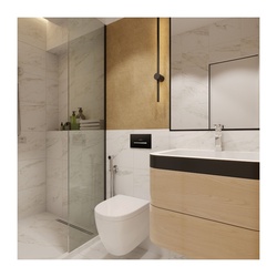 Плитка напольная Axima Калькутта, серия Люкс, белый мрамор, 327х327х8 мм