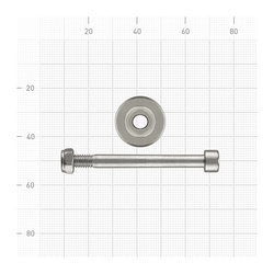 Запасной ролик Варяг 55185 для плиткореза 22х6х4,7 мм