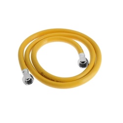 Подводка гибкая д/газа Aqualink, желтая, 1/2" В/В, 1000 мм