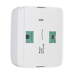 Выключатель о/у Alfa ВА10-114, 1 клавиша, с/инд, белый