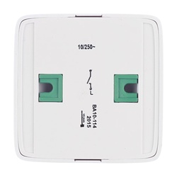 Выключатель о/у Alfa ВА10-114, 1 клавиша, с/инд, белый